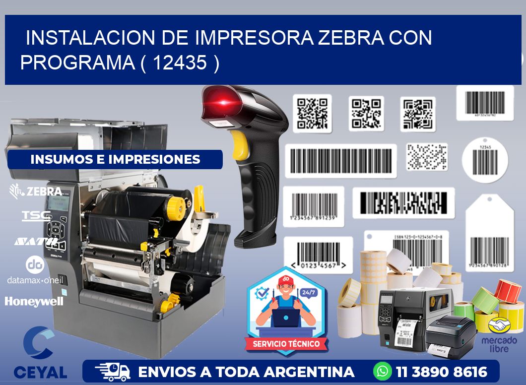 INSTALACION DE IMPRESORA ZEBRA CON PROGRAMA ( 12435 )