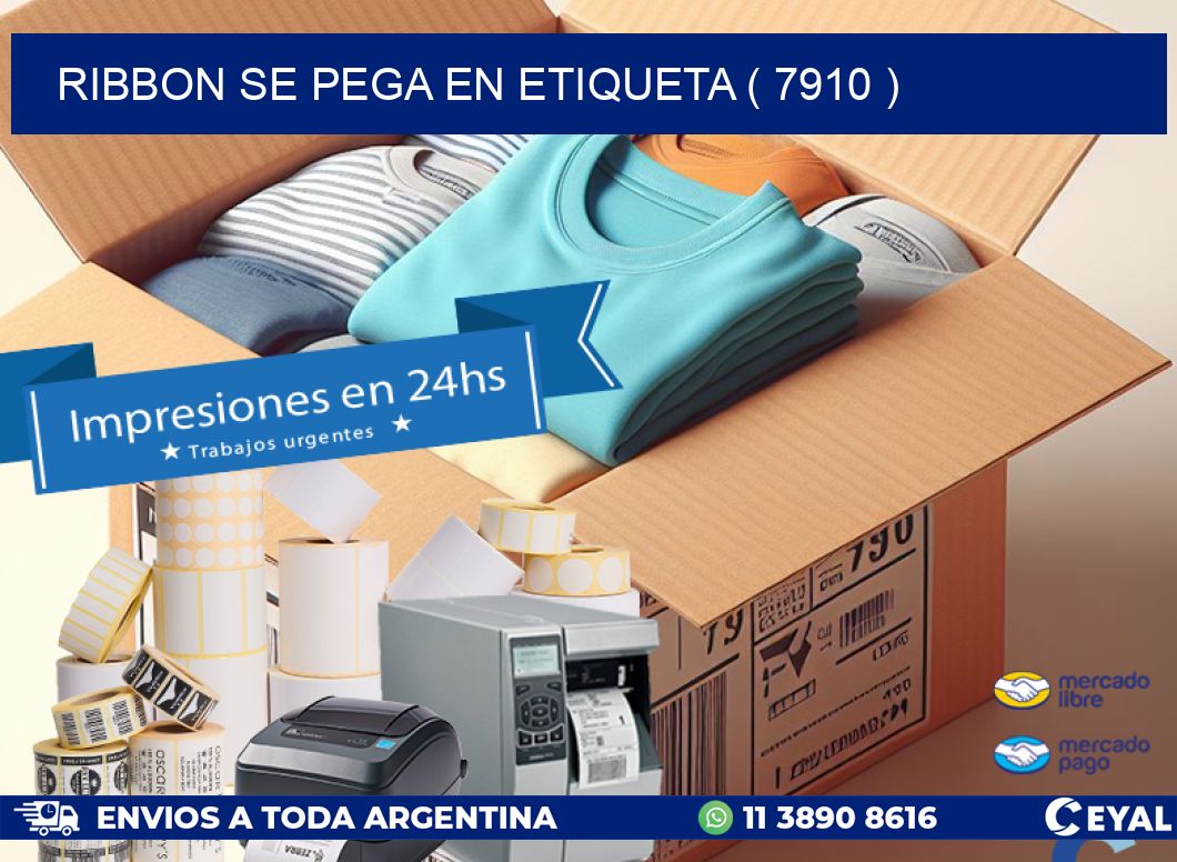 RIBBON SE PEGA EN ETIQUETA ( 7910 )