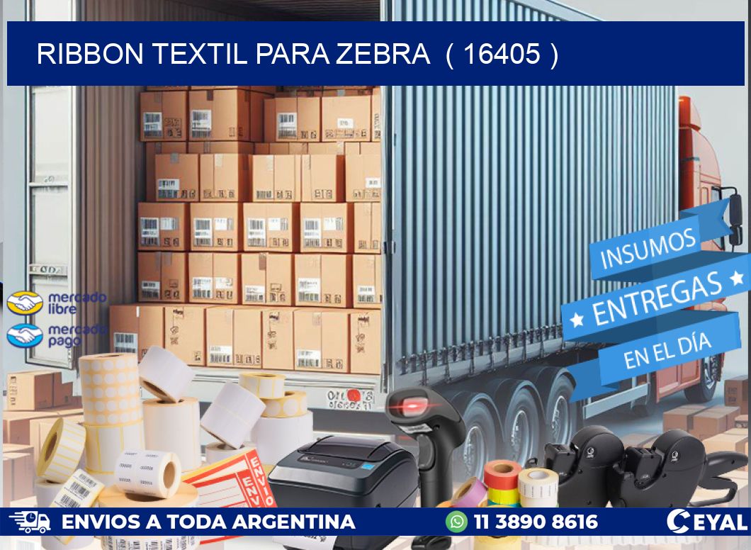 RIBBON TEXTIL PARA ZEBRA  ( 16405 )