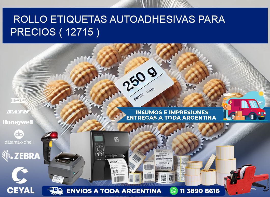 ROLLO ETIQUETAS AUTOADHESIVAS PARA PRECIOS ( 12715 )