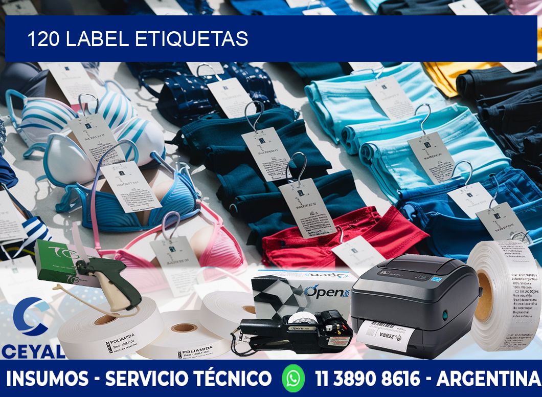 120 LABEL ETIQUETAS