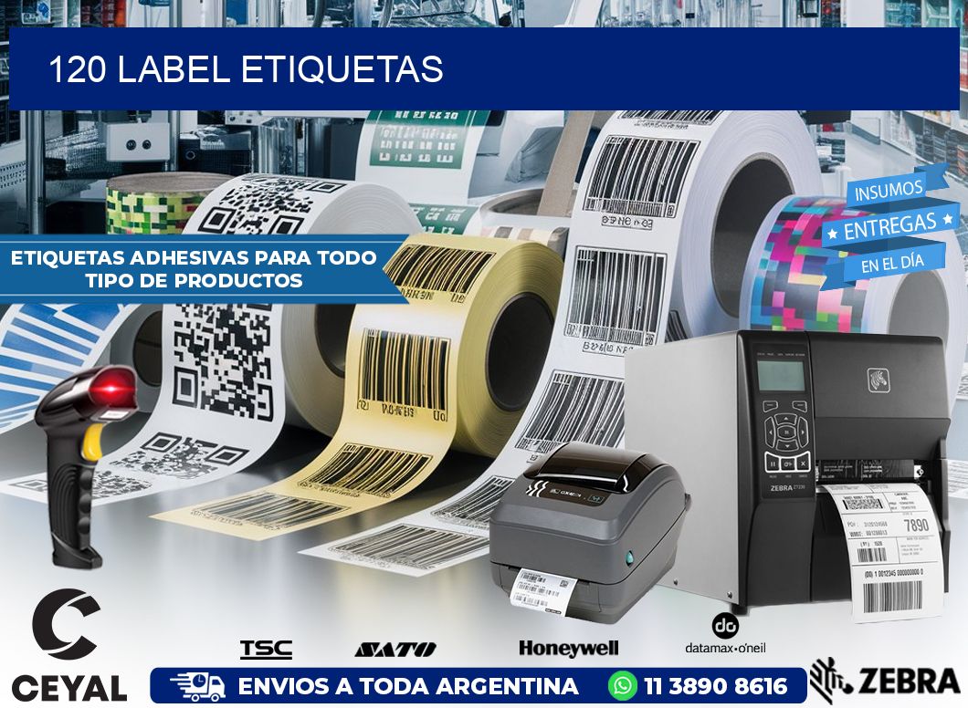 120 LABEL ETIQUETAS