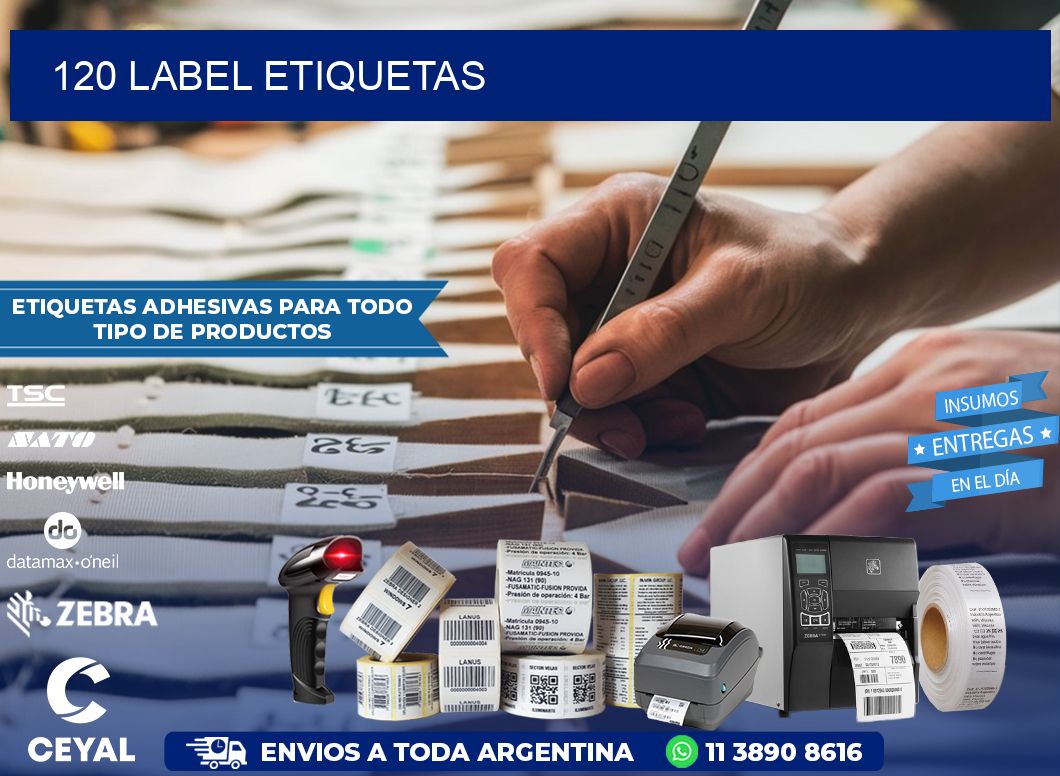 120 LABEL ETIQUETAS