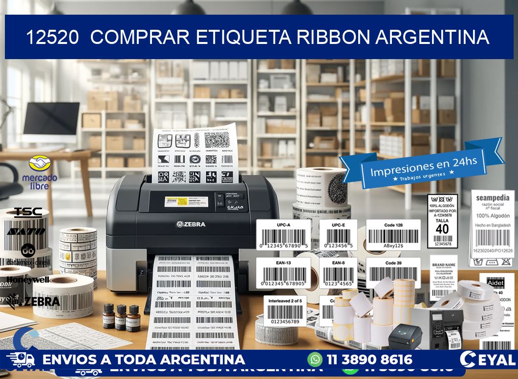 12520  COMPRAR ETIQUETA RIBBON ARGENTINA