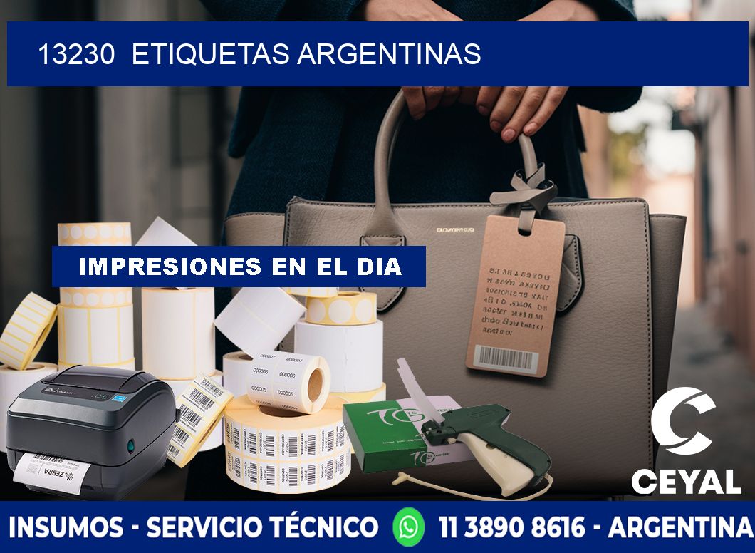 13230  ETIQUETAS ARGENTINAS