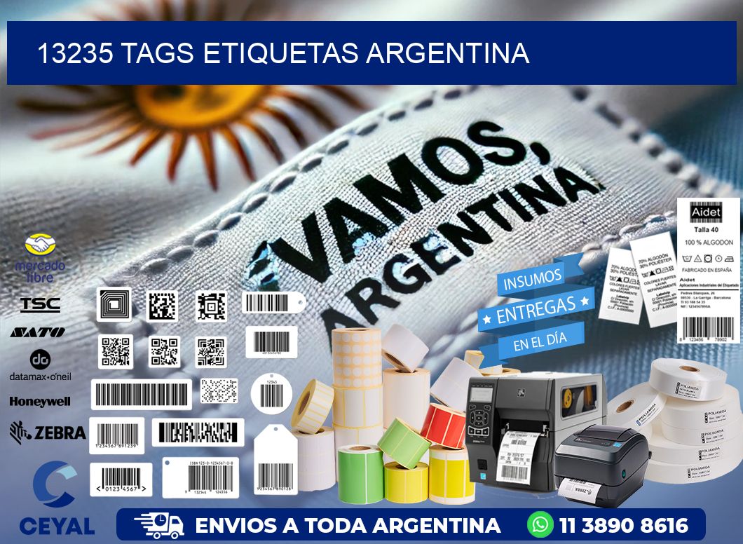 13235 TAGS ETIQUETAS ARGENTINA