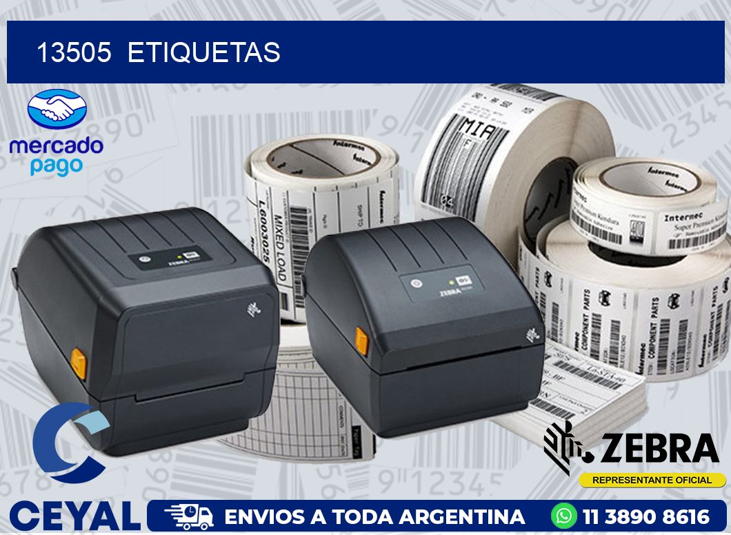 13505  ETIQUETAS