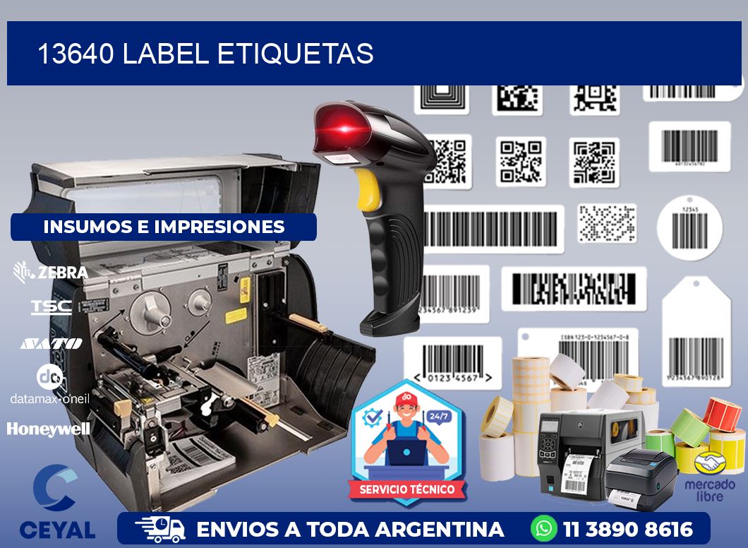 13640 LABEL ETIQUETAS