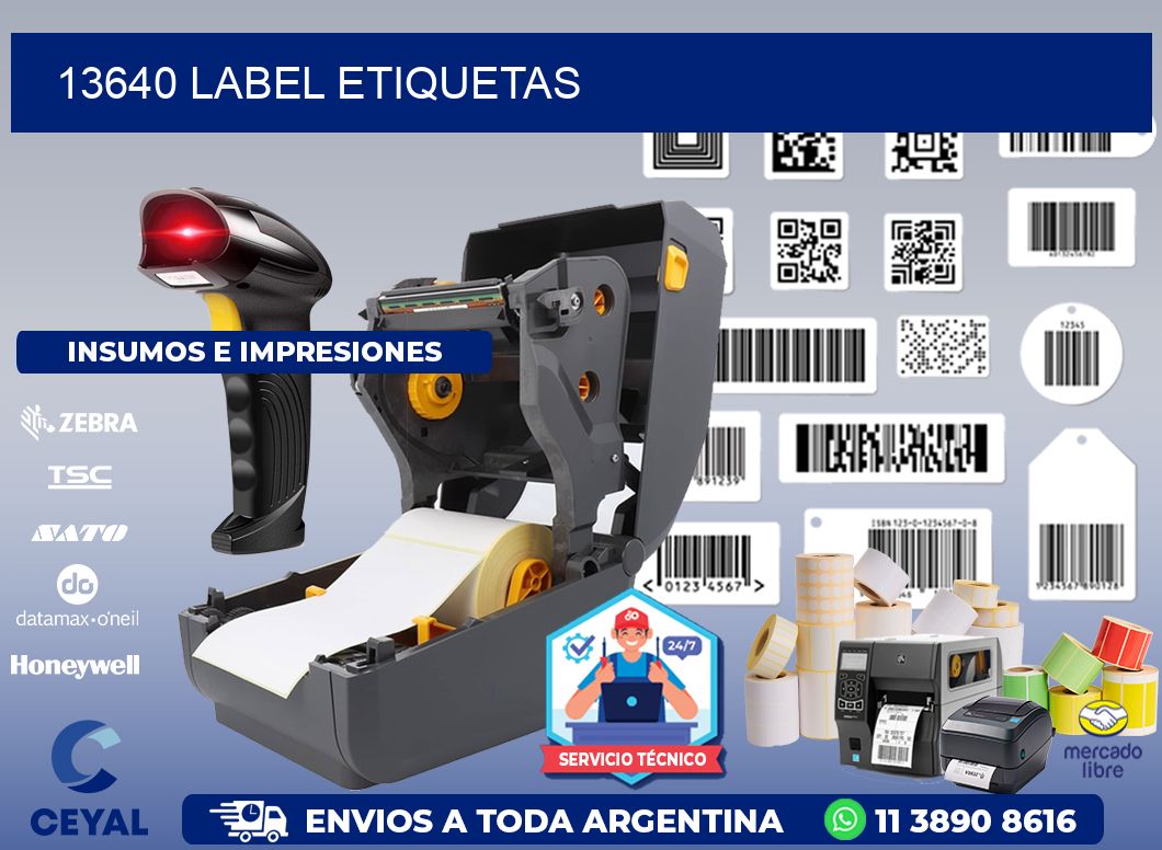 13640 LABEL ETIQUETAS
