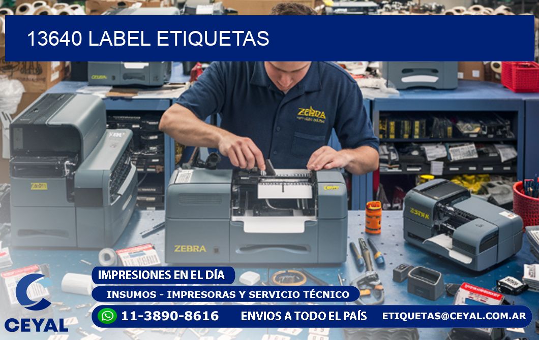 13640 LABEL ETIQUETAS