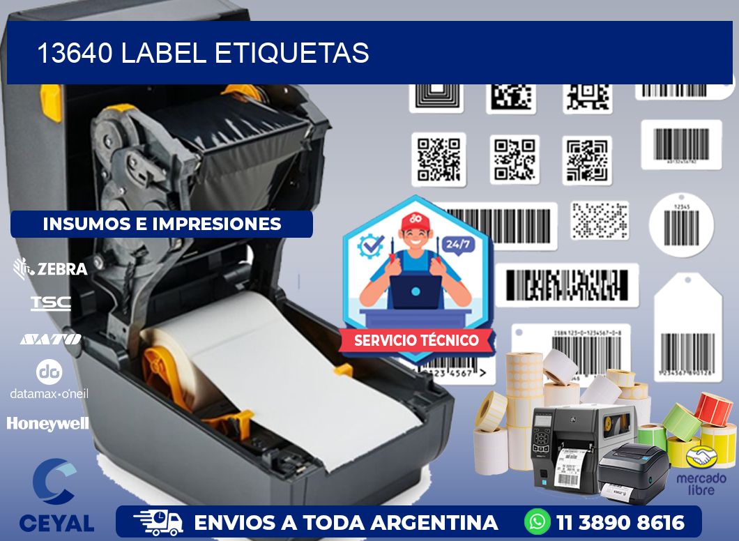 13640 LABEL ETIQUETAS
