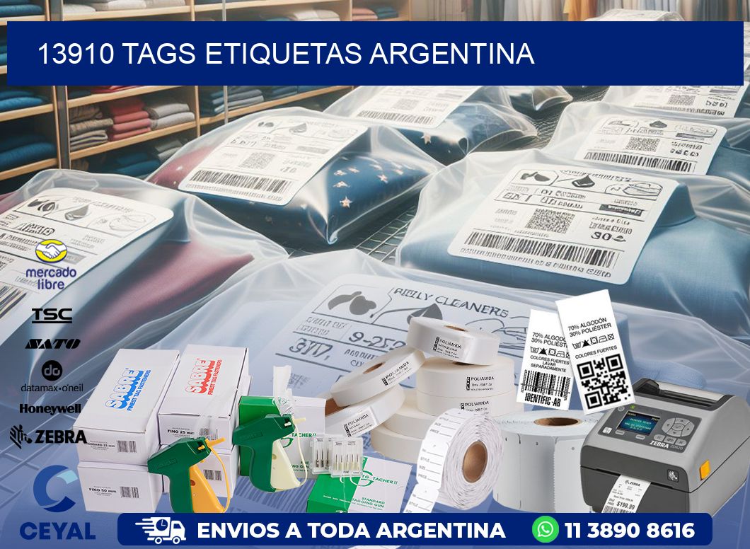 13910 TAGS ETIQUETAS ARGENTINA