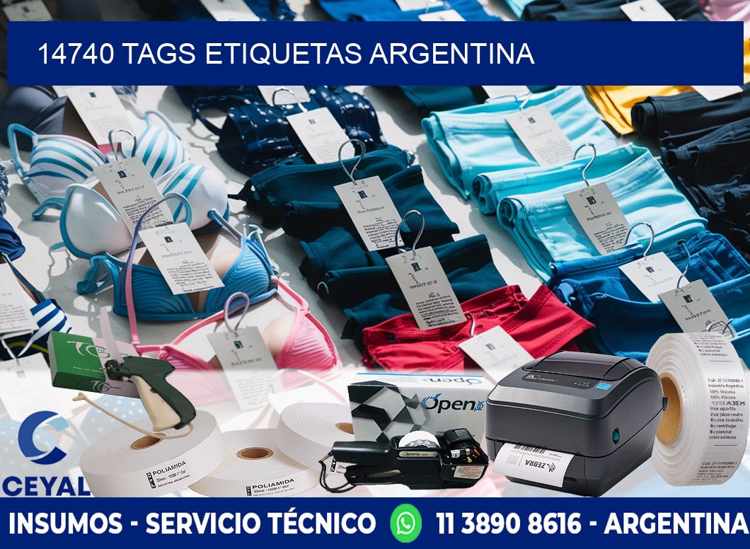 14740 TAGS ETIQUETAS ARGENTINA