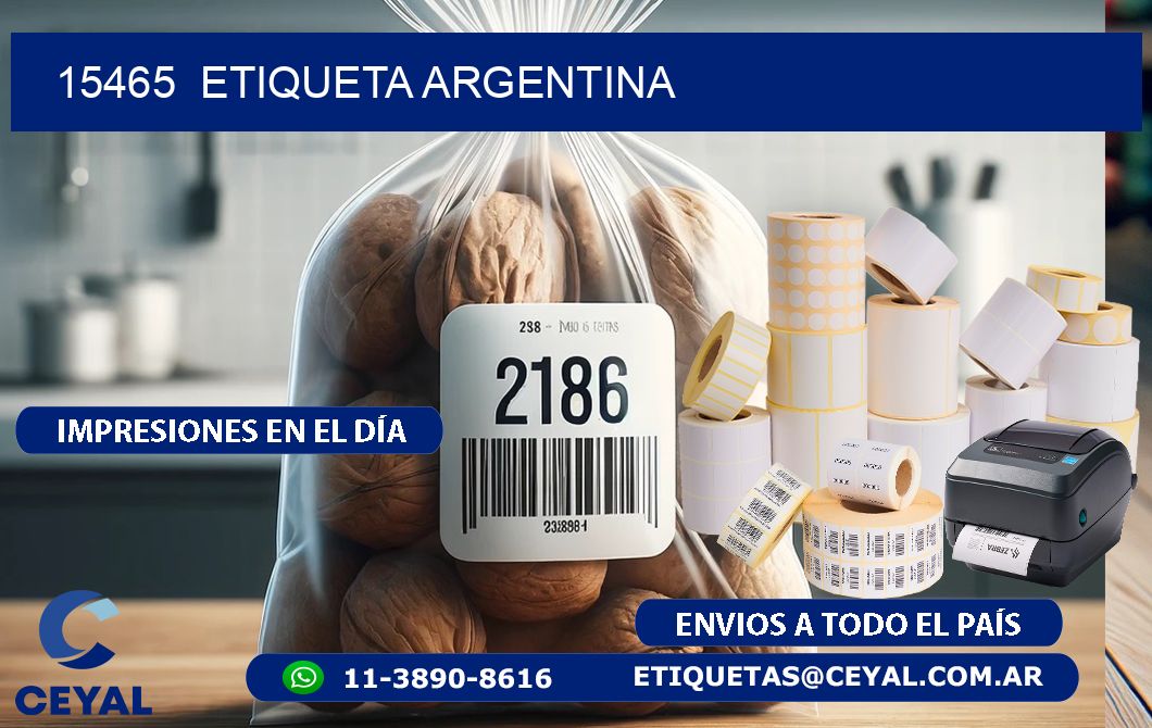 15465  ETIQUETA ARGENTINA