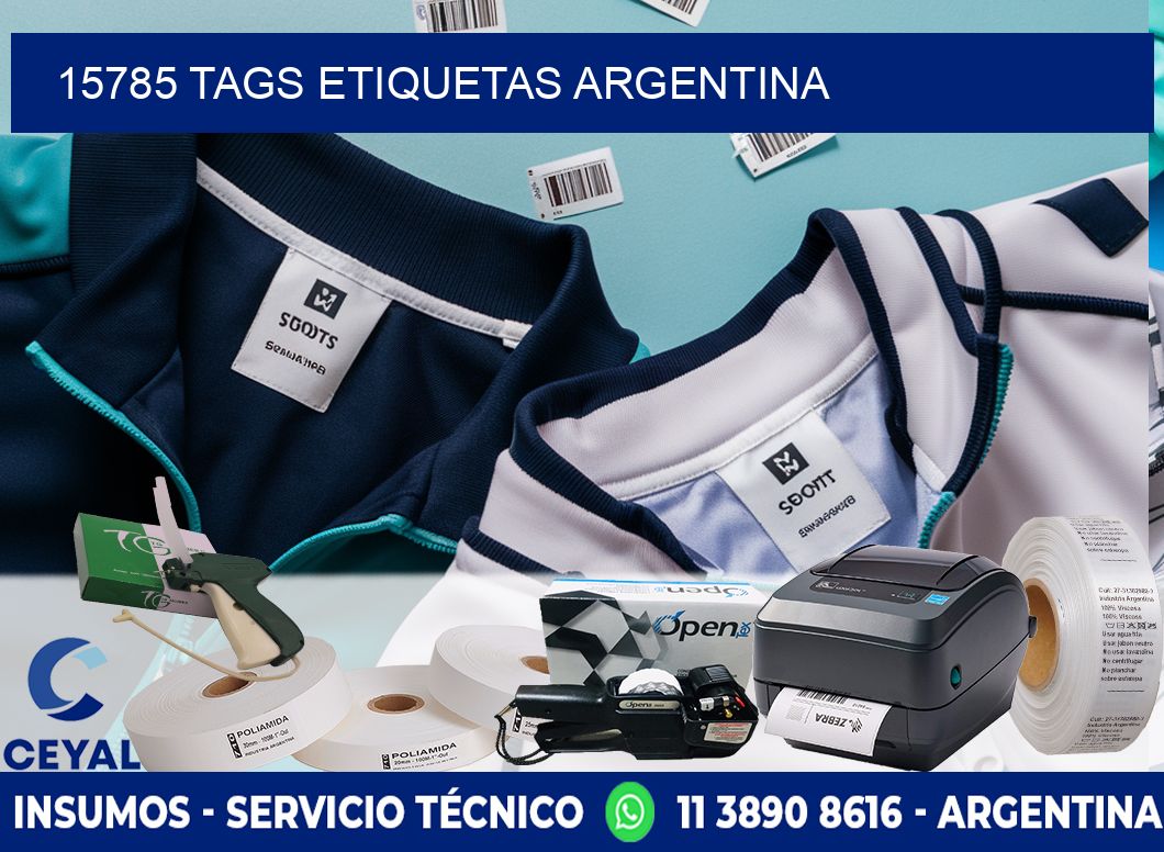 15785 TAGS ETIQUETAS ARGENTINA