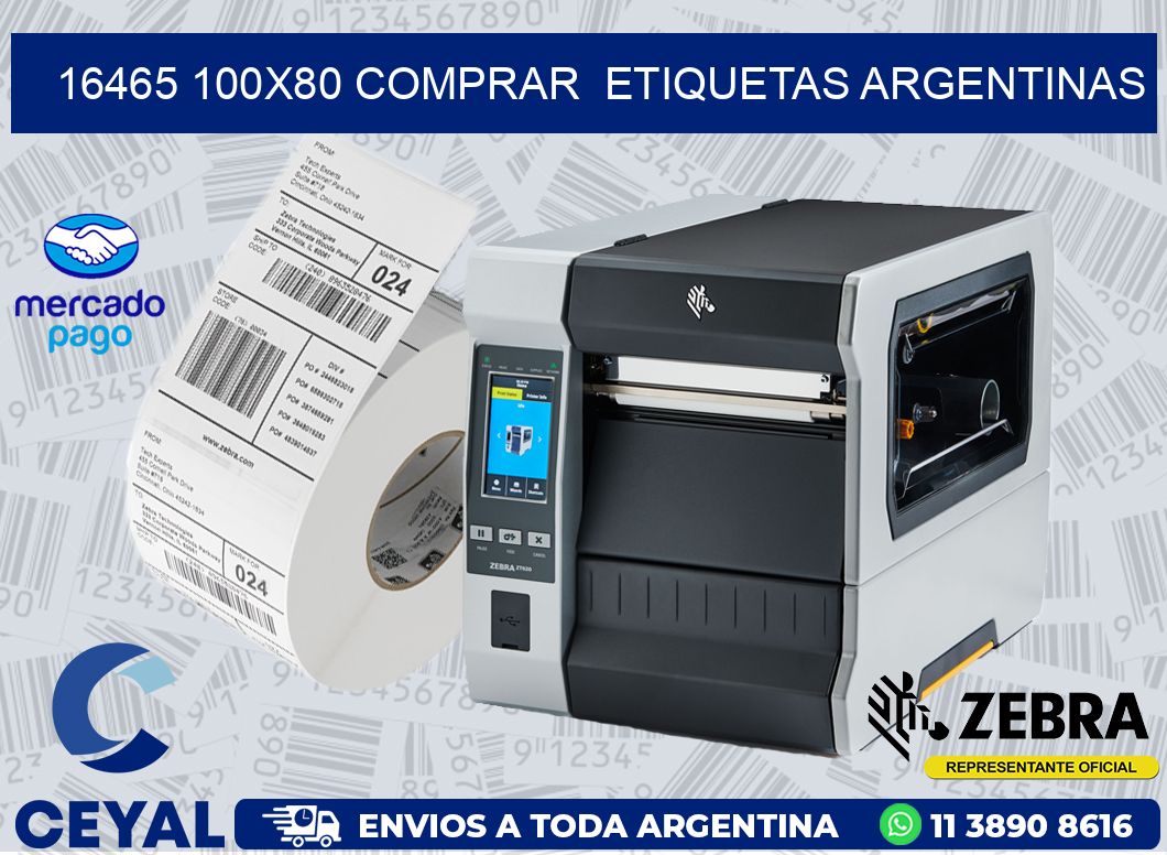 16465 100X80 COMPRAR  ETIQUETAS ARGENTINAS