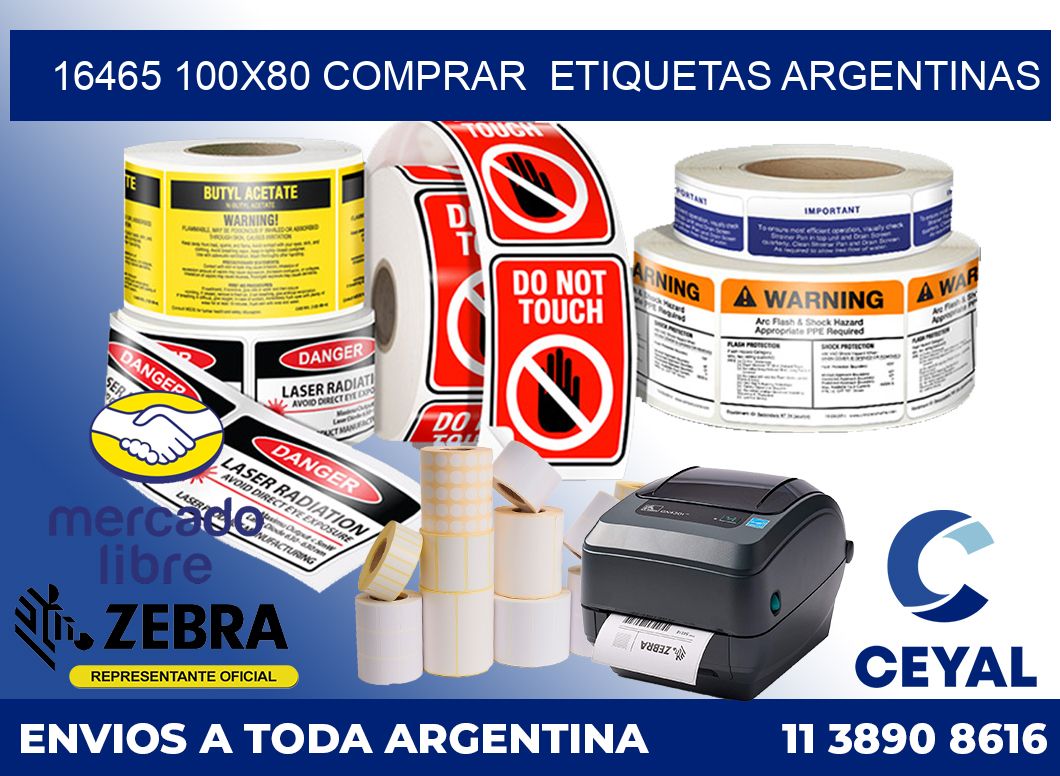 16465 100X80 COMPRAR  ETIQUETAS ARGENTINAS