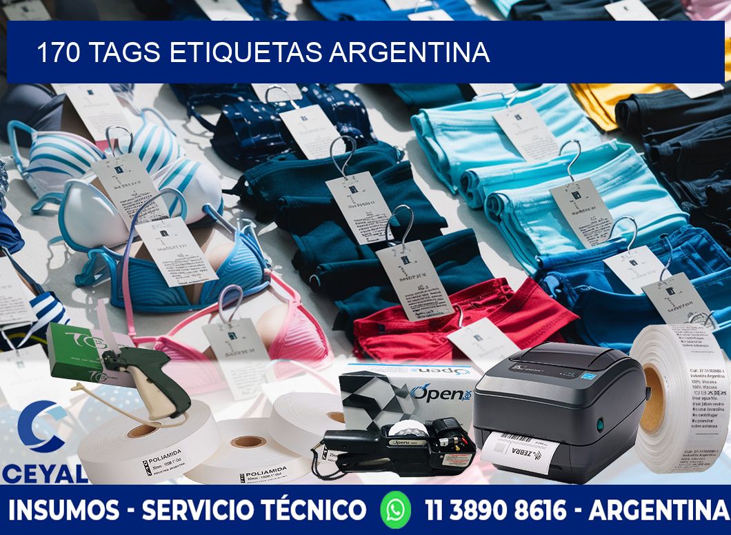 170 TAGS ETIQUETAS ARGENTINA