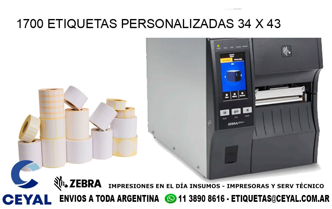 1700 ETIQUETAS PERSONALIZADAS 34 x 43