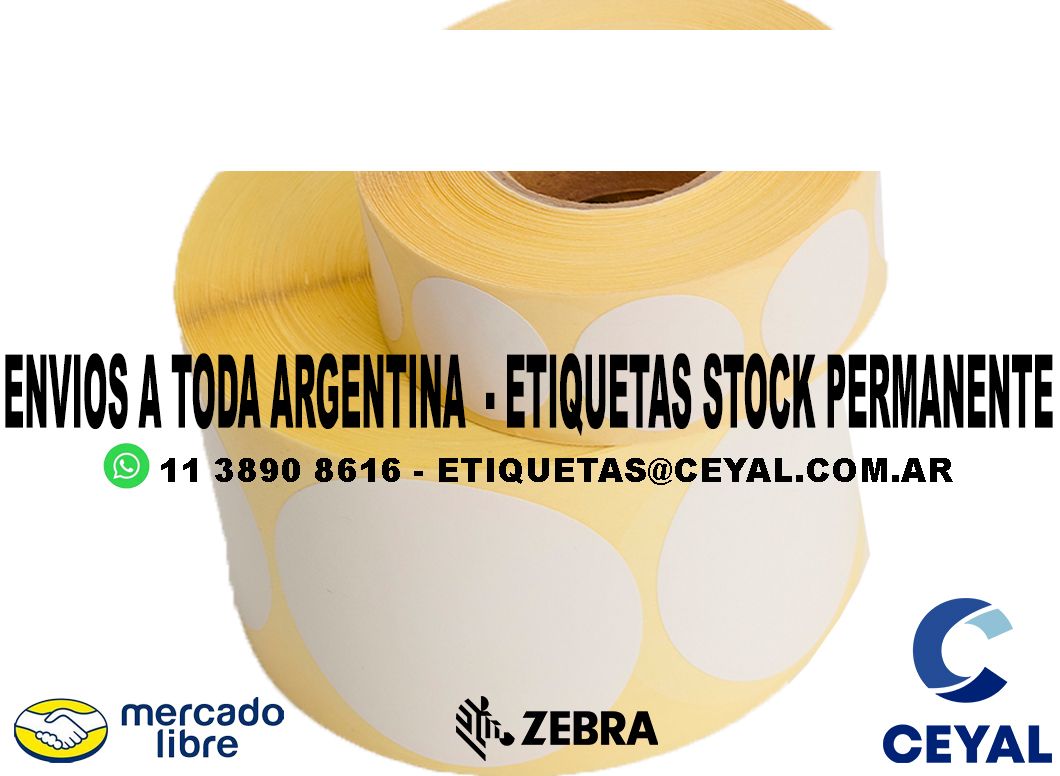 2000 ETIQUETAS RIBBON 29 x 98 ENVIOS ARGENTINA