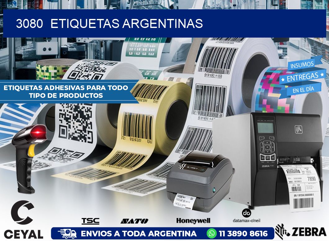 3080  ETIQUETAS ARGENTINAS