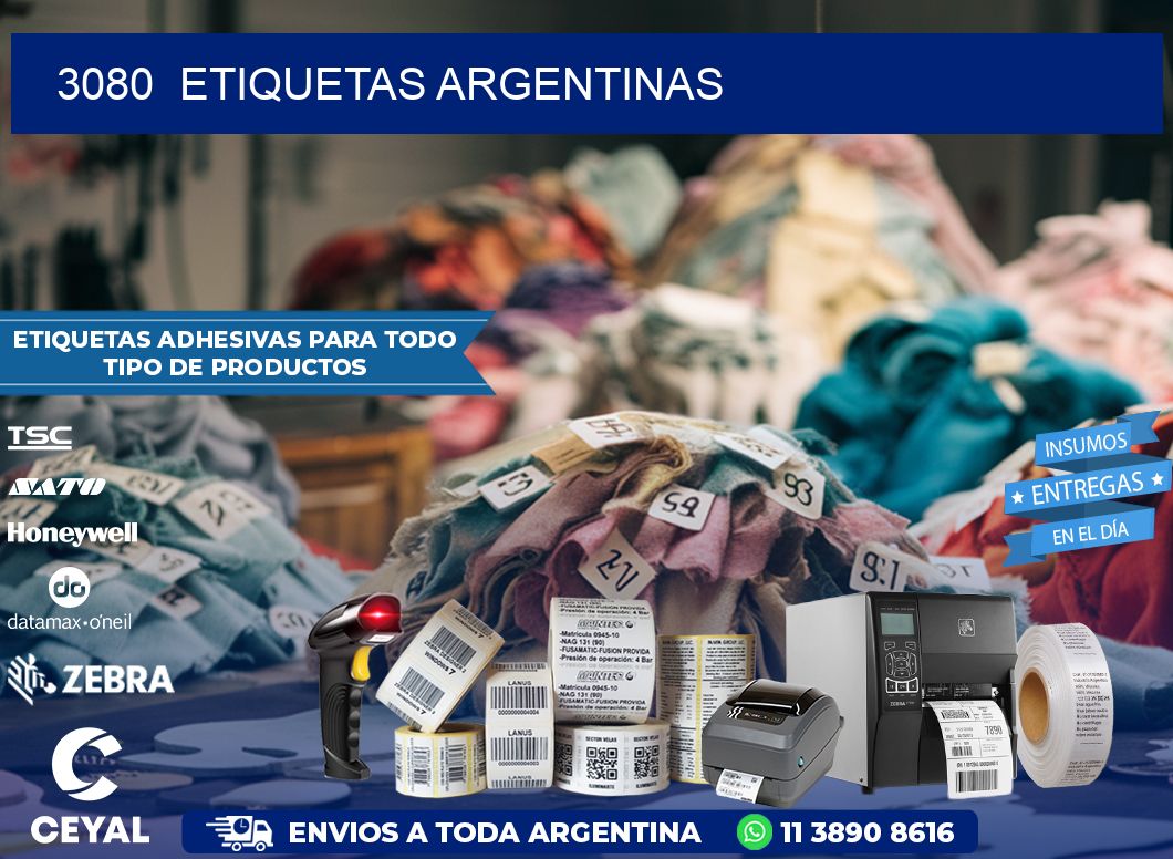 3080  ETIQUETAS ARGENTINAS