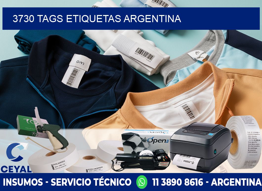 3730 TAGS ETIQUETAS ARGENTINA