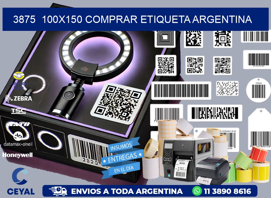 3875  100X150 COMPRAR ETIQUETA ARGENTINA