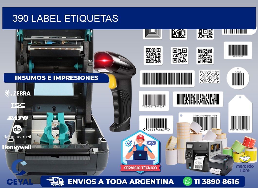 390 LABEL ETIQUETAS