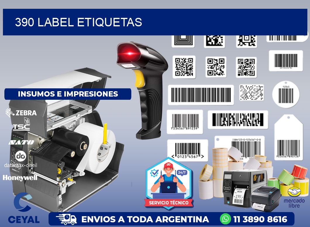 390 LABEL ETIQUETAS