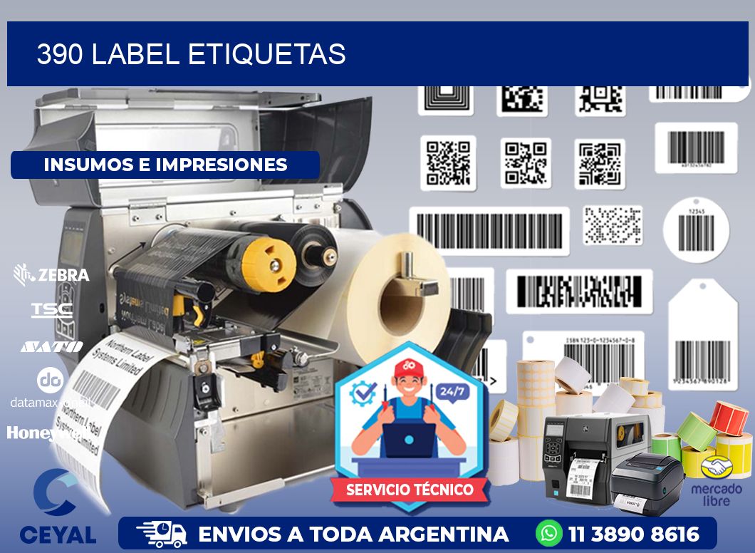 390 LABEL ETIQUETAS