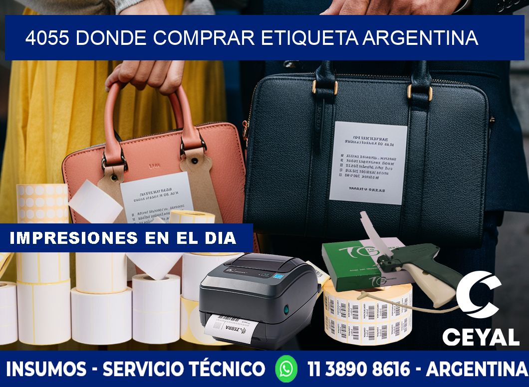 4055 DONDE COMPRAR ETIQUETA ARGENTINA