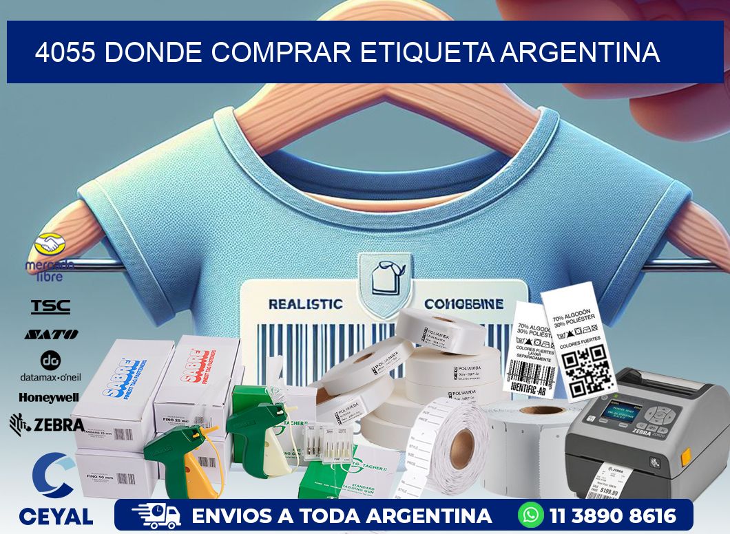 4055 DONDE COMPRAR ETIQUETA ARGENTINA