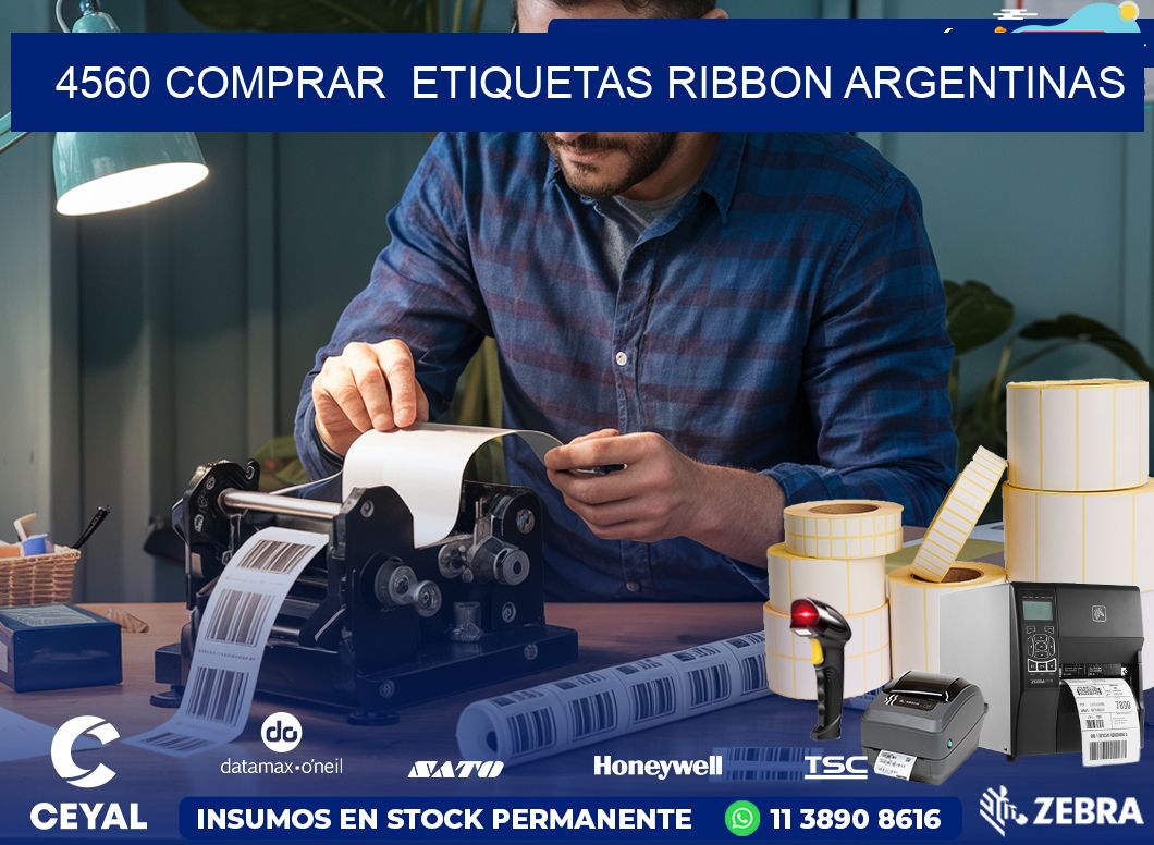 4560 COMPRAR  ETIQUETAS RIBBON ARGENTINAS