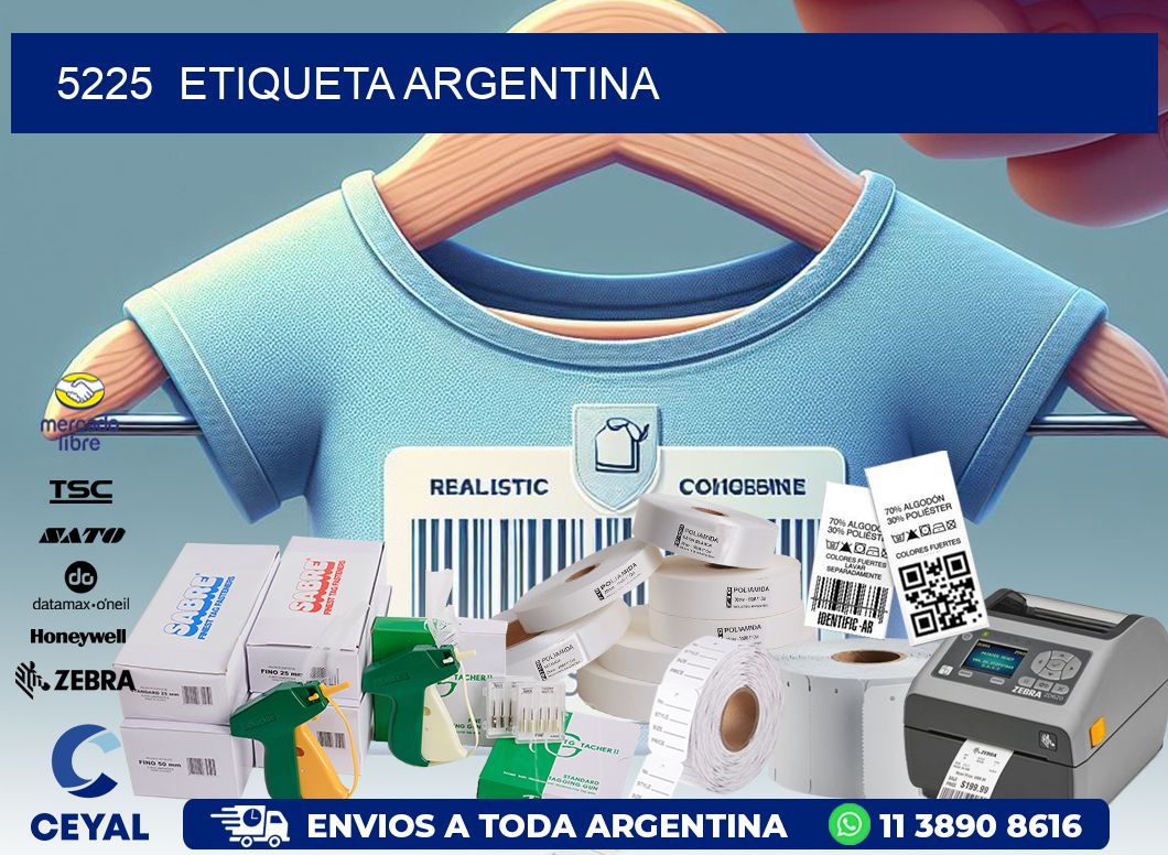 5225  ETIQUETA ARGENTINA