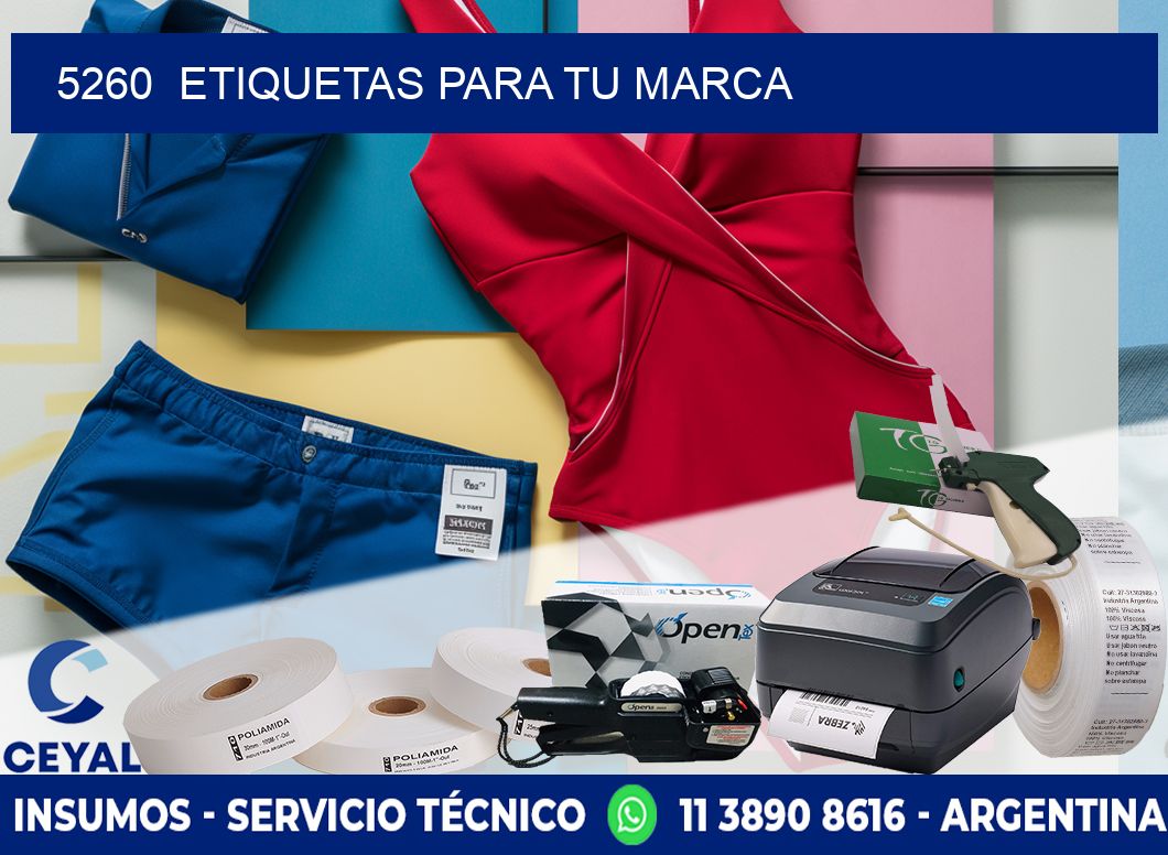 5260  ETIQUETAS PARA TU MARCA