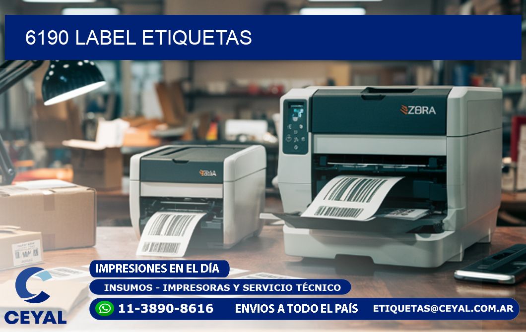 6190 LABEL ETIQUETAS