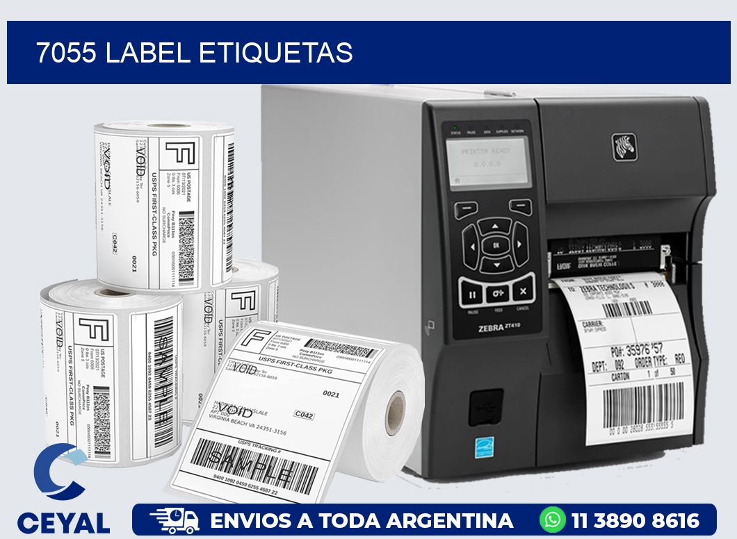 7055 LABEL ETIQUETAS