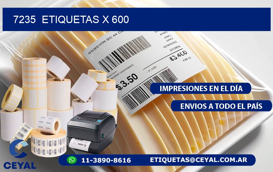 7235  ETIQUETAS X 600