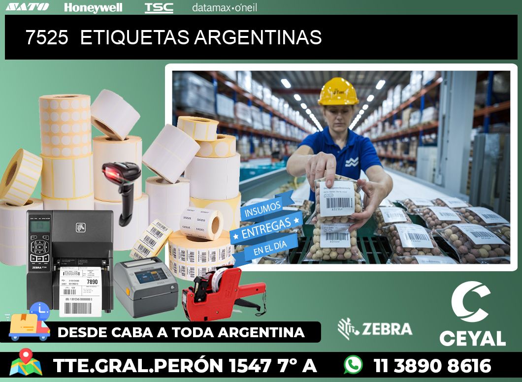 7525  ETIQUETAS ARGENTINAS