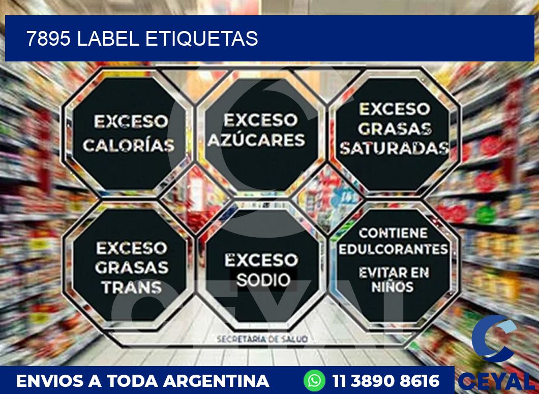 7895 LABEL ETIQUETAS