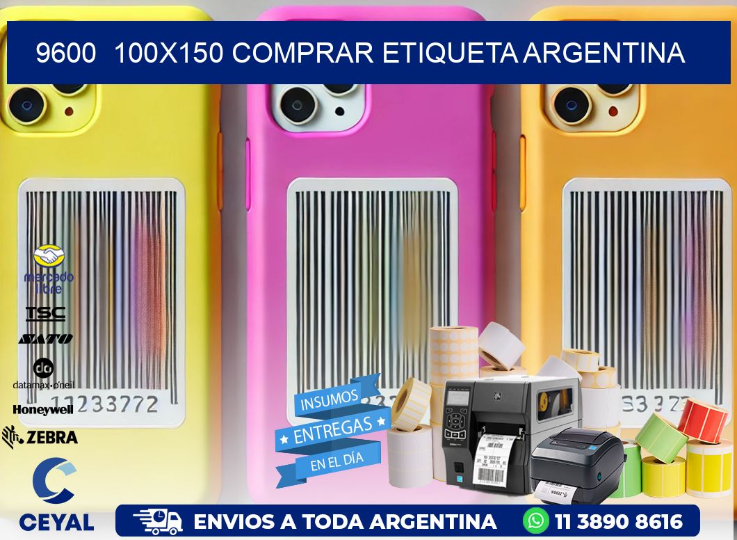 9600  100X150 COMPRAR ETIQUETA ARGENTINA