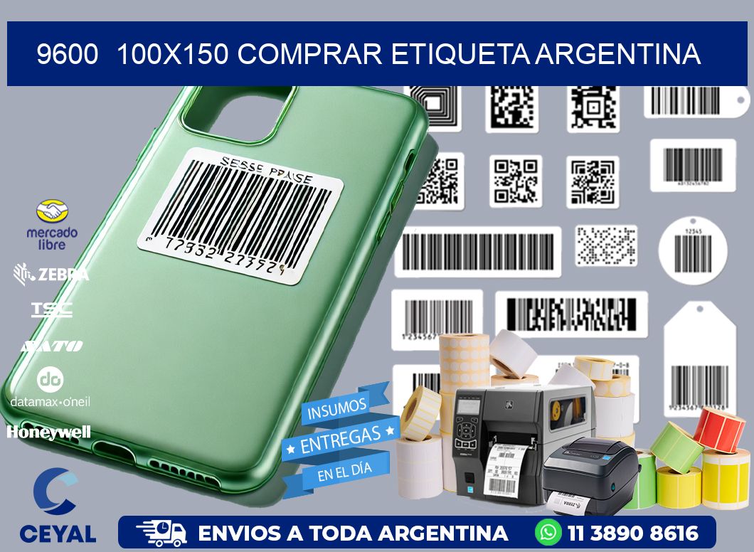 9600  100X150 COMPRAR ETIQUETA ARGENTINA