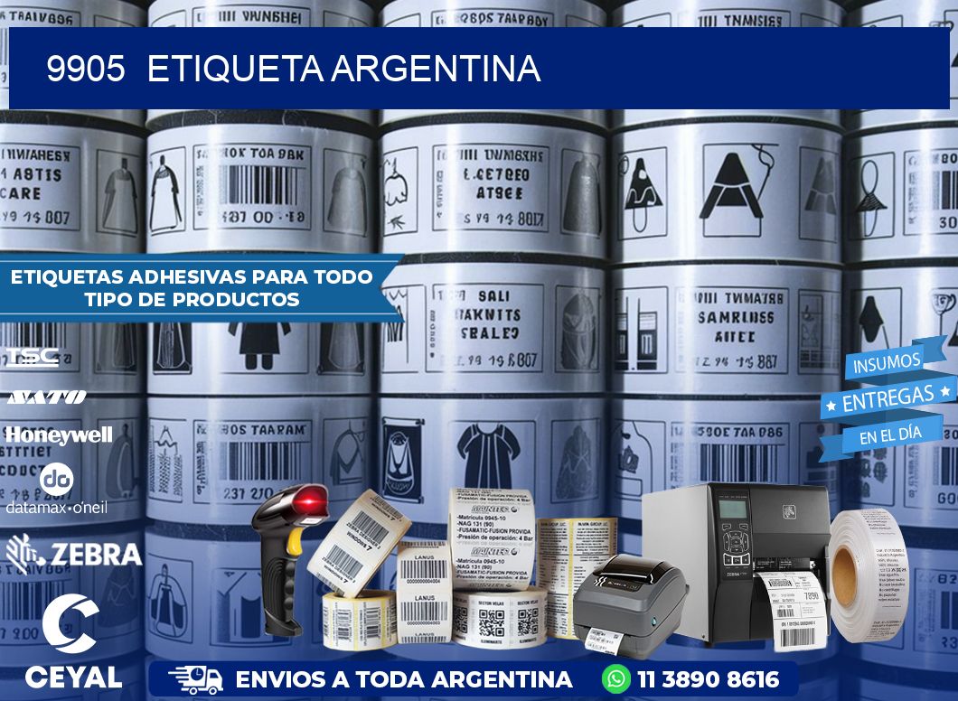 9905  ETIQUETA ARGENTINA