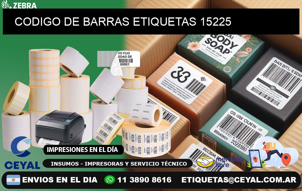 CODIGO DE BARRAS ETIQUETAS 15225