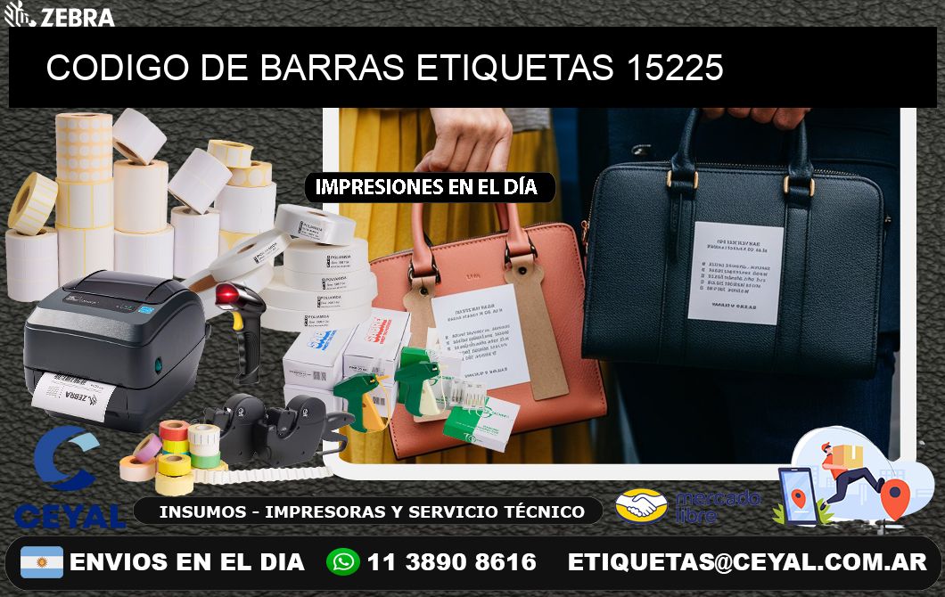 CODIGO DE BARRAS ETIQUETAS 15225