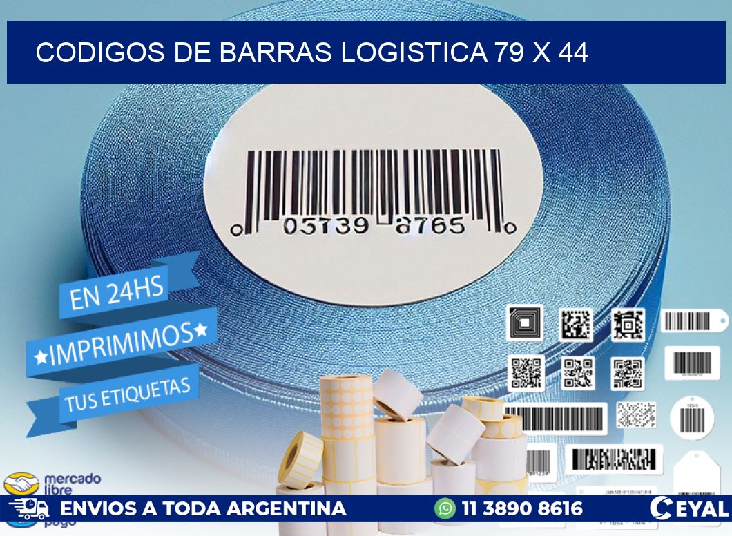 CODIGOS DE BARRAS LOGISTICA 79 x 44