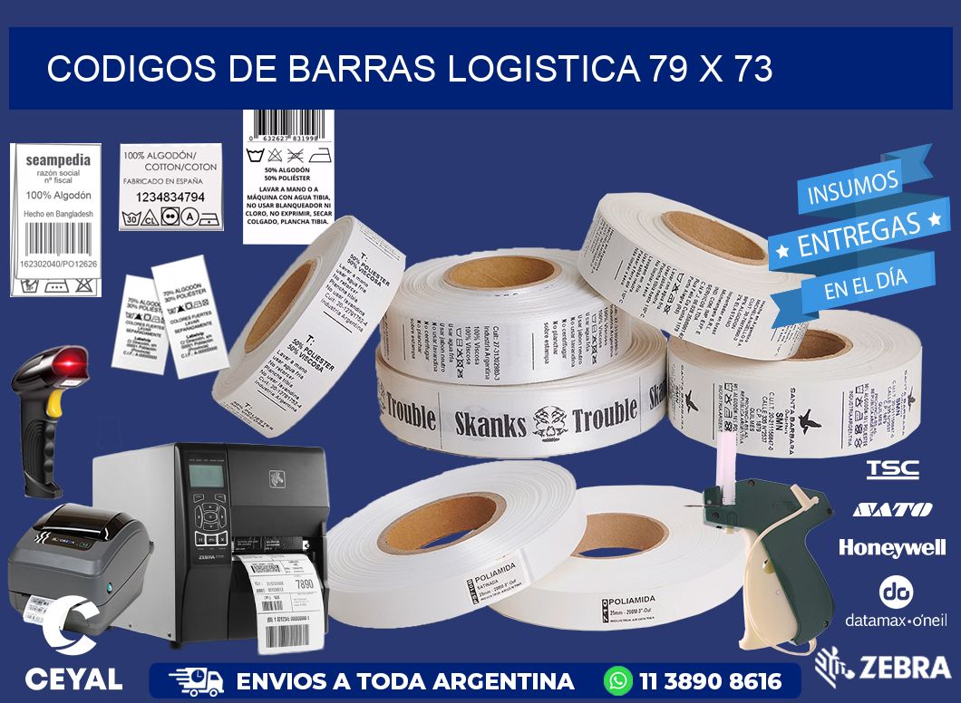 CODIGOS DE BARRAS LOGISTICA 79 x 73