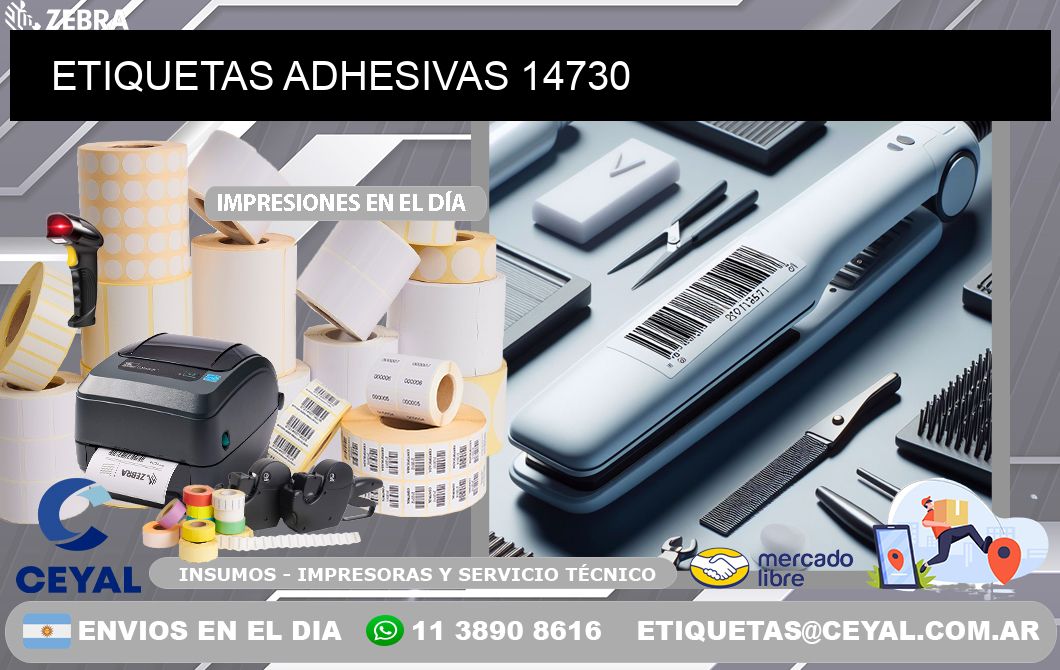 ETIQUETAS ADHESIVAS 14730