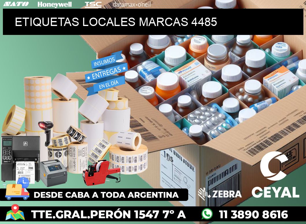 ETIQUETAS LOCALES MARCAS 4485